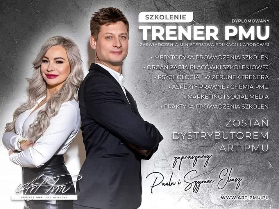 szkolenie trener pmu. Zdjęcie przedstawia dyplomowanych trenerów pmu- Paula i Szymon Eliasz. ART PMU